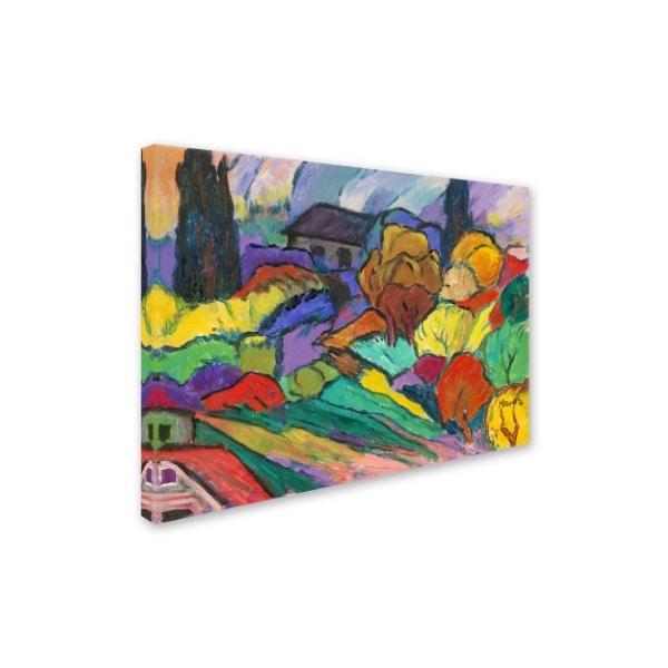 Manor Shadian 'Rainbow Forest' Canvas Art,24x32